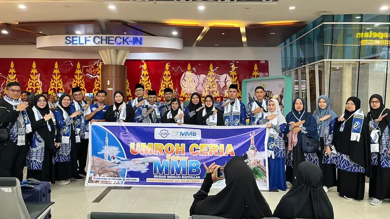 MMB Travel Kembali Berangkatkan Jamaah Program Umrah Ceria ke Baitullah